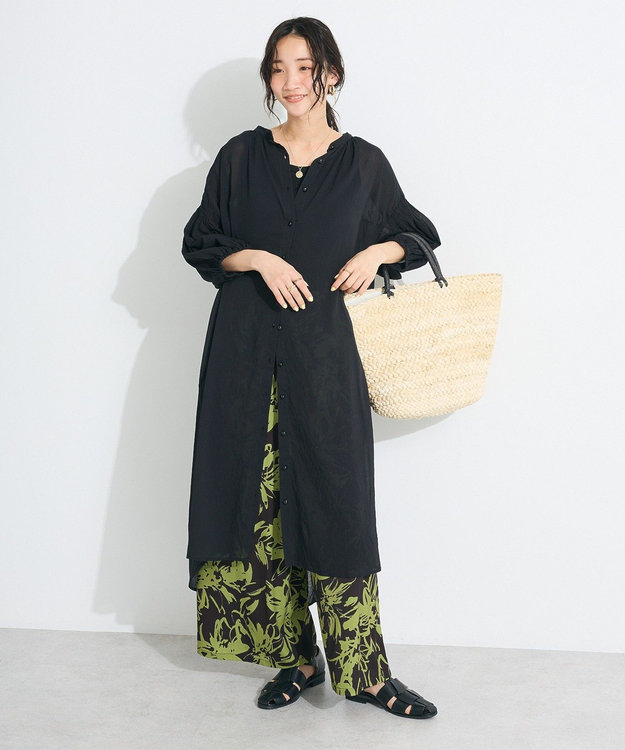 CRAFT STANDARD BOUTIQUE プリントイージーパンツ Green