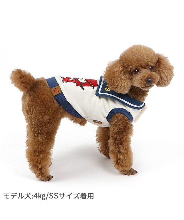 PET PARADISE スヌーピー ご機嫌セーラー トレーナー 小型犬 ホワイト