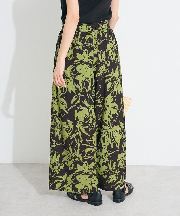 CRAFT STANDARD BOUTIQUE プリントイージーパンツ Green