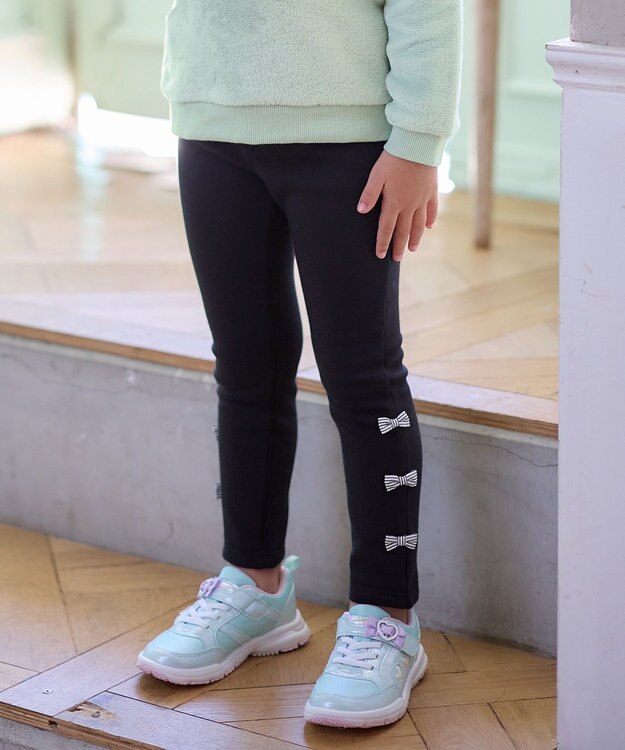 ANY KIDS 7days 裏シャギー ガーリー パンツ ブラック