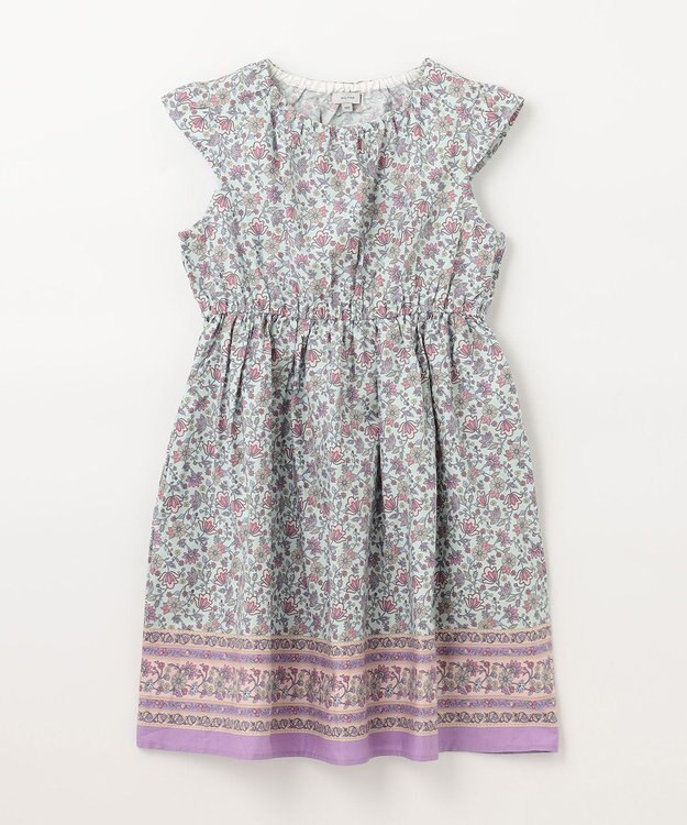 ANY KIDS プリント サマー ワンピース 【EC限定】ラベンダー×モロッカン