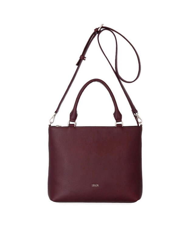 IBIZA リンピード　牛革　2WAYバッグ ライトグレー