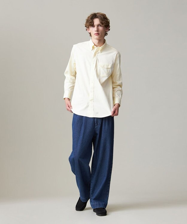 J.PRESS MEN オックスフォードシャツ / B.D. ライトイエロー系