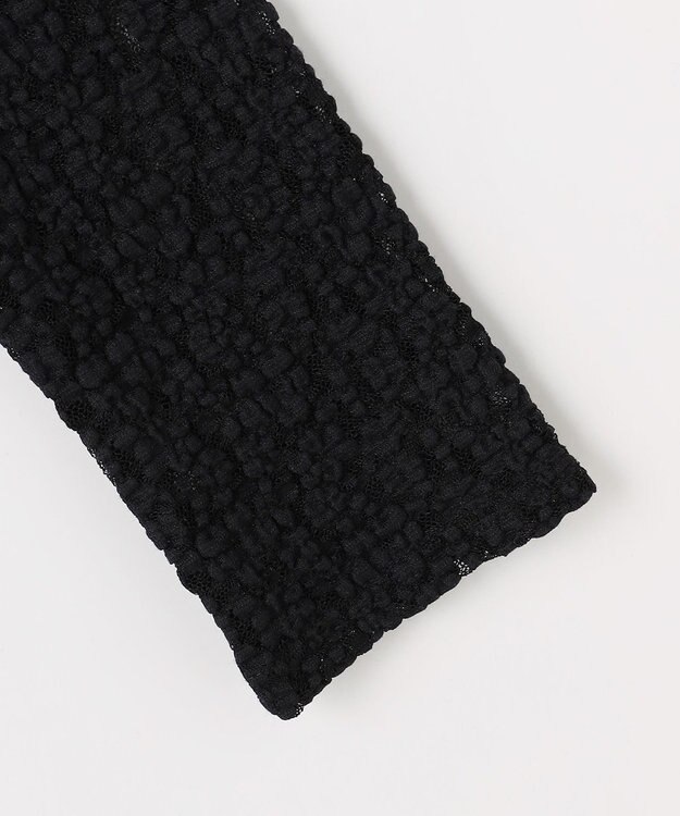 ANY SIS L レース シャツ ブラック