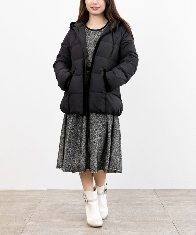 TOCCA HOLIDAY ショートダウンコート ブラック系