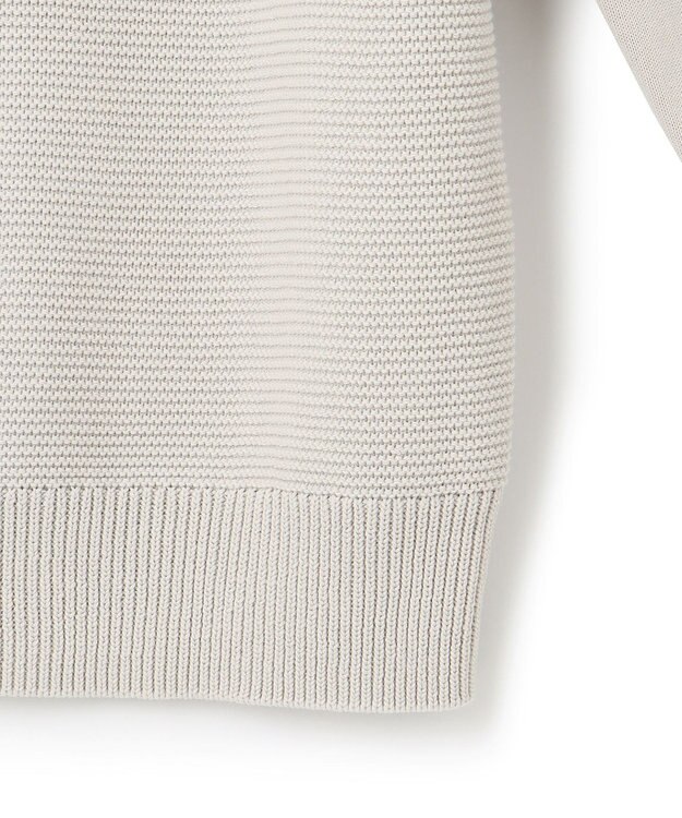 J.PRESS MEN ドライメッシュセーター ライトグレー系