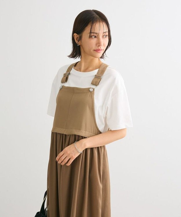 Green Parks ・ＥＬＥＮＣＡＲＥ　ＤＵＥ　ハイブリットジャンスカ Beige