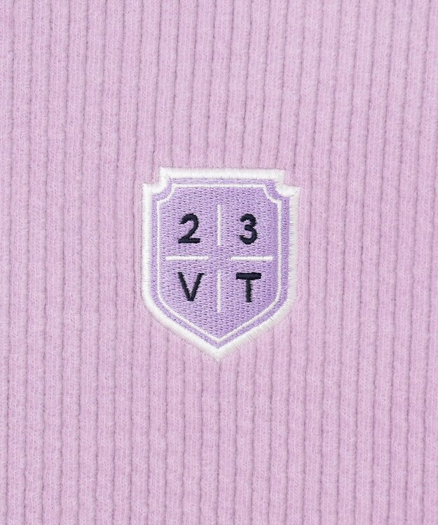 23区GOLF 【WOMEN】【吸湿発熱】グランサーモ モックネック カットソー ライラック系