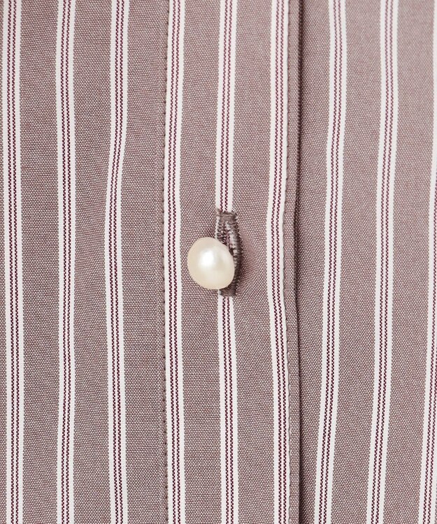 ANY SIS L 【洗える】ラッフルレイヤード ブラウス ボルドー系