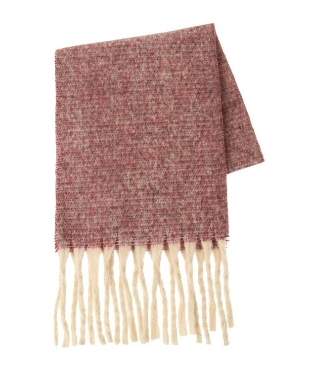 Green Parks ・ミックスニットマフラー Red