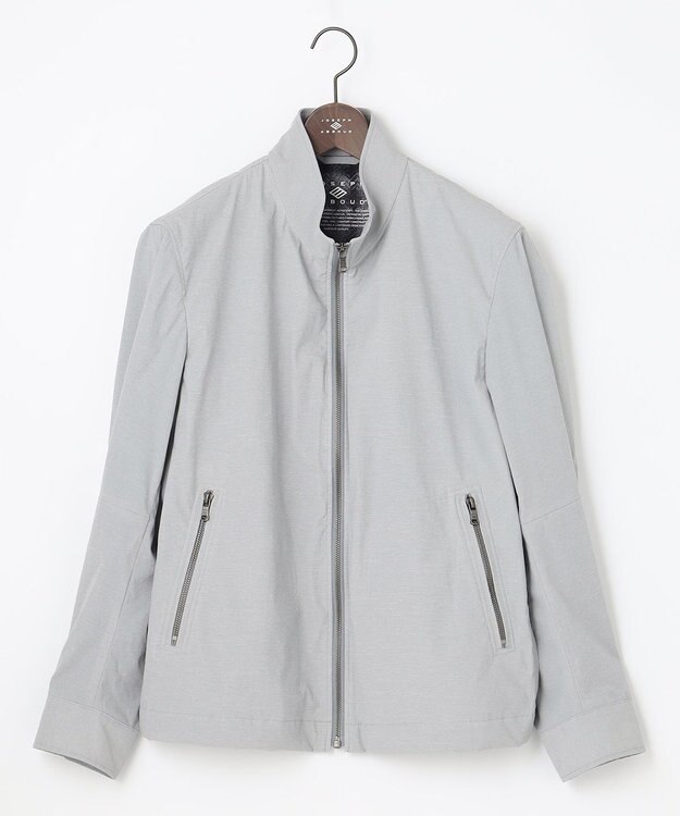 JOSEPH ABBOUD 【キングサイズ・ポケッタブル/ECO撥水】アクティブレジャーショートブルゾン ライトグレー系