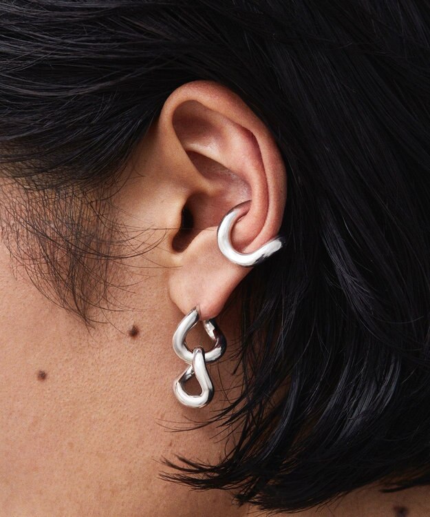 simoe Hug Hoop Pierce ピアス シルバー