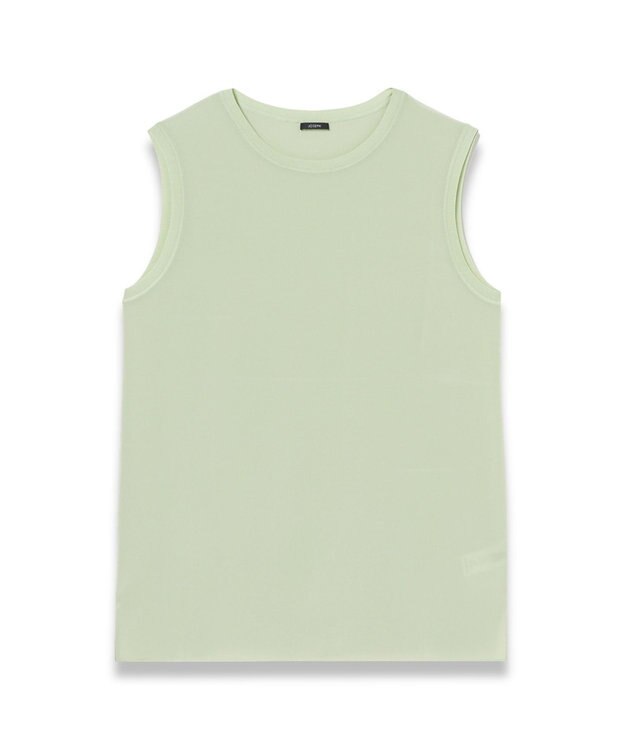 JOSEPH 【洗える】クレープ ド ソワ　ノースリーブブラウス Matcha