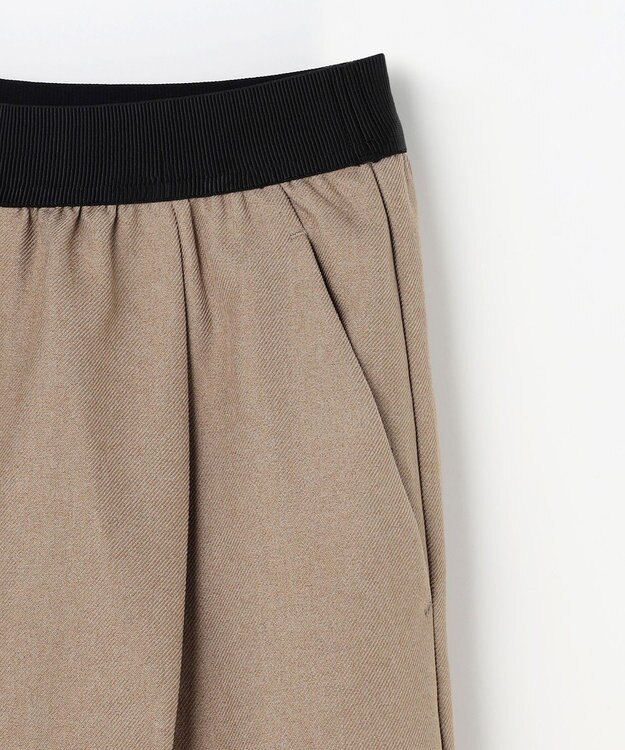 ANY 【ウエストゴム】カーゴタックパンツ ベージュ