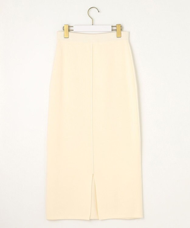 ANY SIS 【洗える・セットアップ可】アンチピリング総針ニット スカート アイボリー