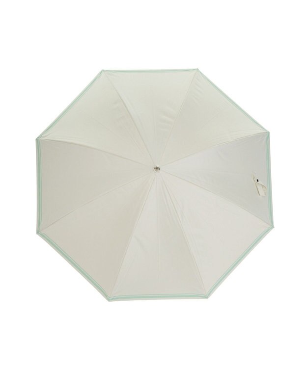 MOONBAT 晴雨兼用日傘 長傘 ランダムボーダー／遮光 遮熱 UV オフホワイト