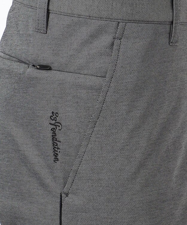23区GOLF 【MEN】【23Fondation/WEB&一部店舗限定】カルゼジャージー テーパードパンツ グレー系