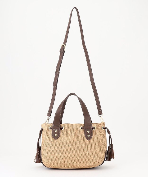 LA BAGAGERIE サイドタッセルサマートート　Sサイズ ベージュ