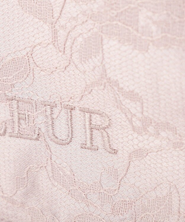Maison de FLEUR レースフリルハンドルスクエアトートSバッグ Light Pink