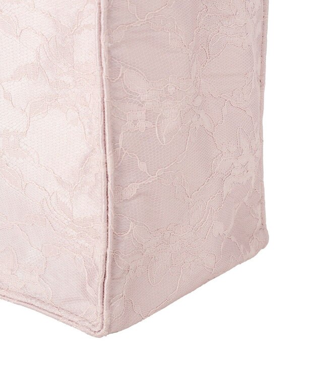 Maison de FLEUR レースフリルハンドルスクエアトートSバッグ Light Pink