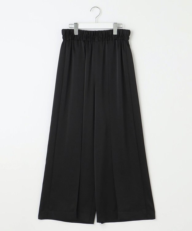 23区 【SACRA】トリアセサテン パンツ ブラック系