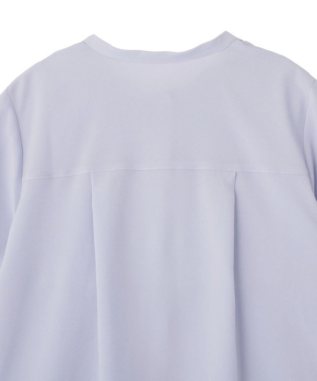 YECCA VECCA フリルデザインブラウス Sax