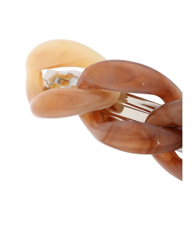 Green Parks ・ＨＡＬＦ　ＴＩＭＥ　ツイストバレッタ Brown