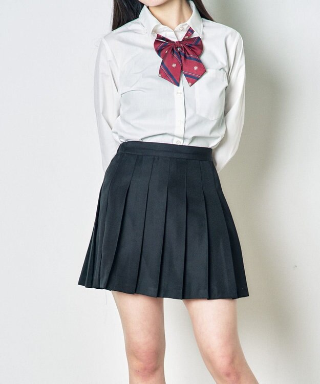 WEGO 【SCHOOL ITEM】スクールシャツL／S ホワイト