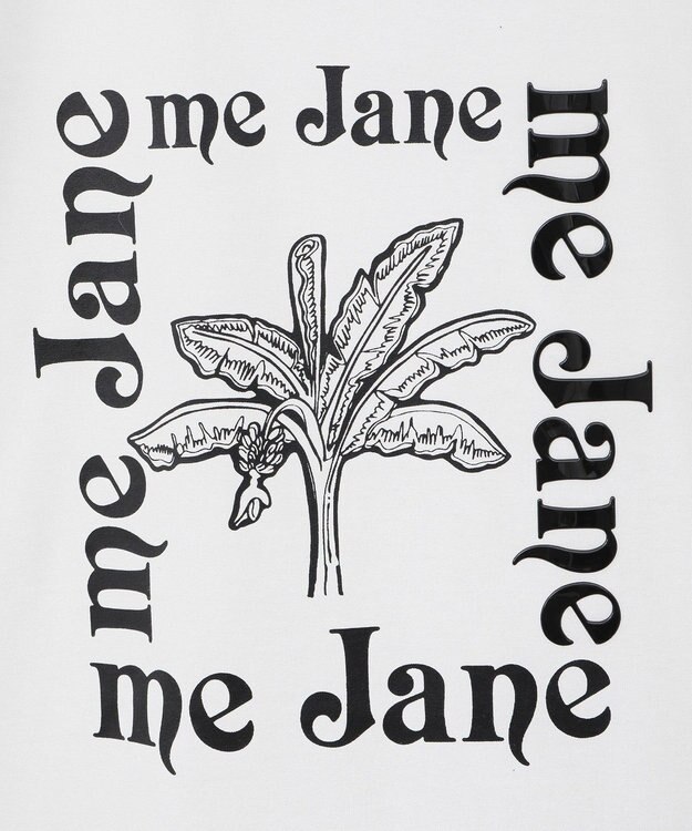 Green Parks ｍｅ　Ｊａｎｅ／プリントＢＩＧＴシャツ Off White