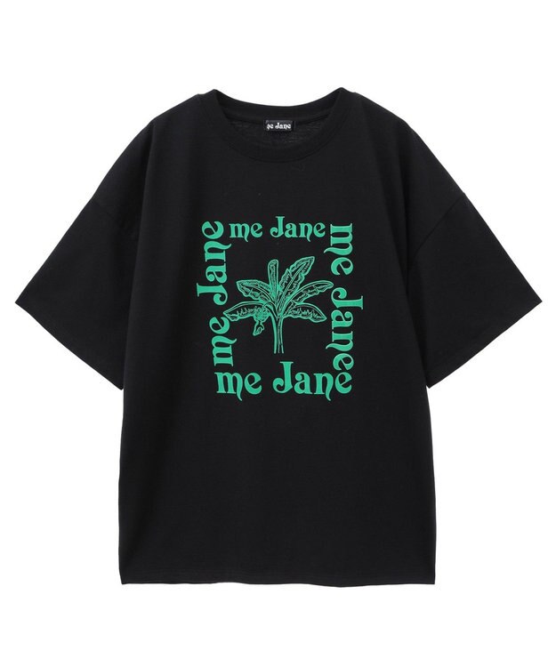 Green Parks ｍｅ　Ｊａｎｅ／プリントＢＩＧＴシャツ Black