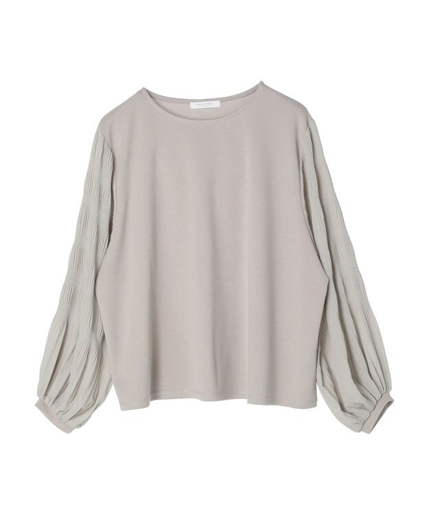Green Parks マジョリカプリーツプルオーバー Light Gray