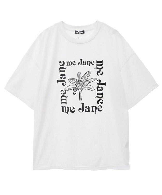 Green Parks ｍｅ　Ｊａｎｅ／プリントＢＩＧＴシャツ Off White