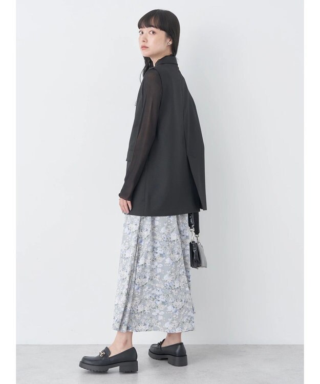 earth music&ecology テーラードジレ Black