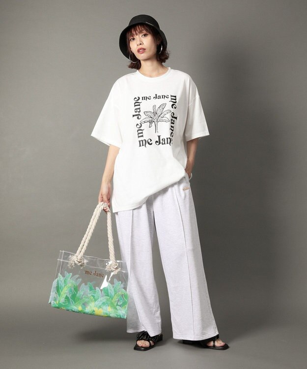 Green Parks ｍｅ　Ｊａｎｅ／プリントＢＩＧＴシャツ Off White