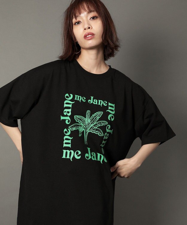 Green Parks ｍｅ　Ｊａｎｅ／プリントＢＩＧＴシャツ Black
