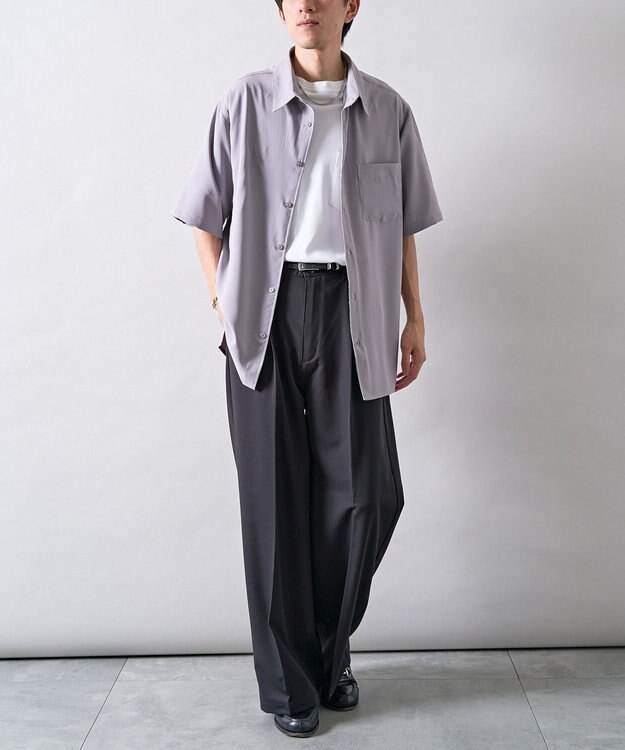 CRAFT STANDARD BOUTIQUE 【クールドライ】イージーケアシャツ Gray