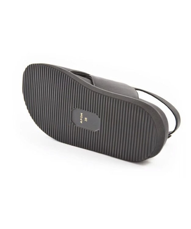 APOM クロスストラップサンダル25 ブラック