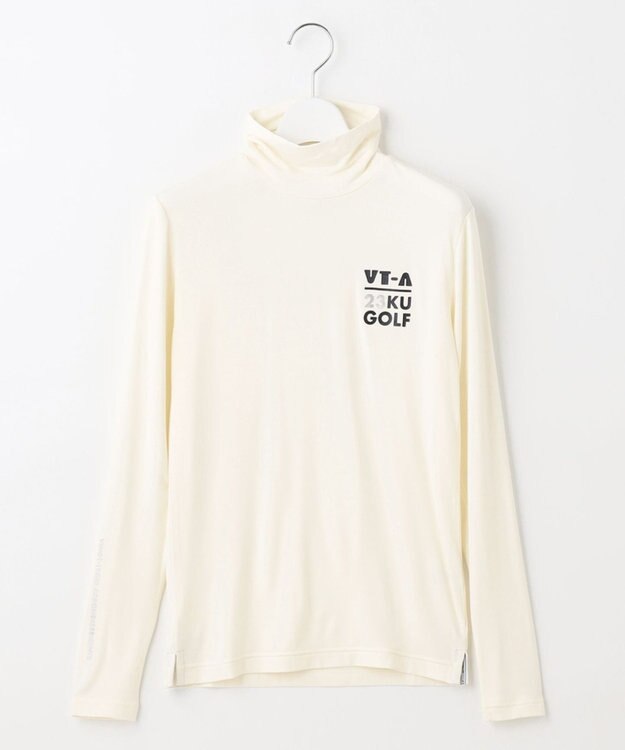 23区GOLF 定番あたたかインナー【WOMEN】エニワイズ無地 カットソー ホワイト系