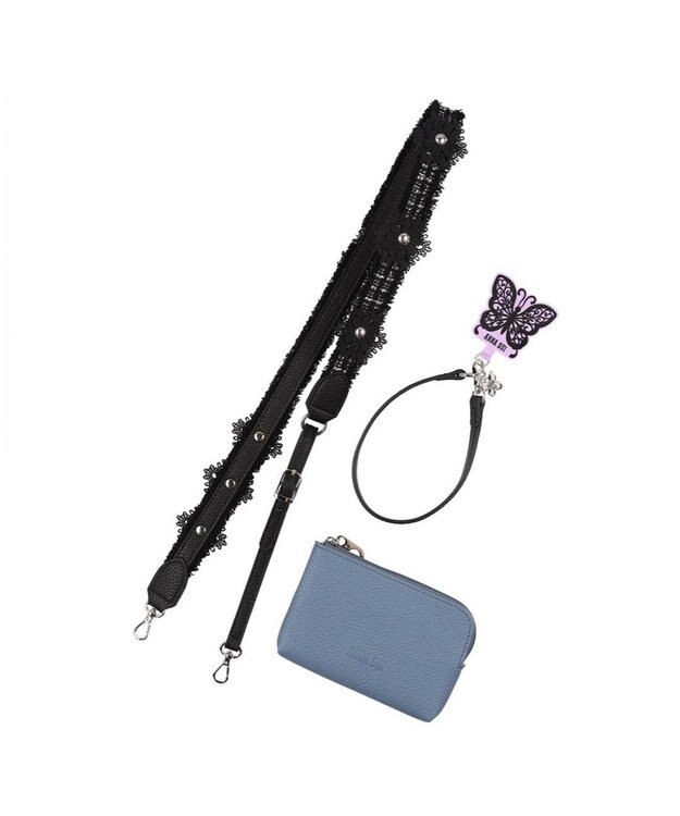 ANNA SUI ASスリング スマホストラップ シルバー