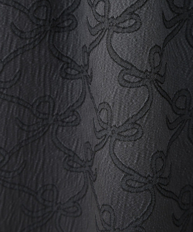 Green Parks ・ＳＵＧＡＲＳＰＯＯＮリボンジャカードキャミワンピ Charcoal Gray