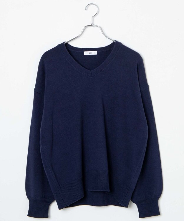 WEGO 【SCHOOL ITEM】ニットプルオーバー ネイビー