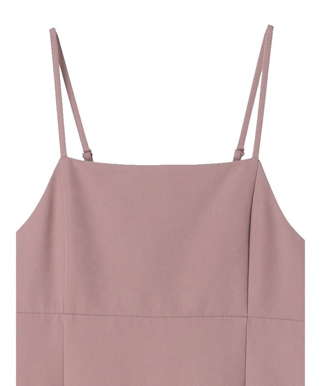 earth music&ecology バックスリットＩラインキャミワンピース Light Beige