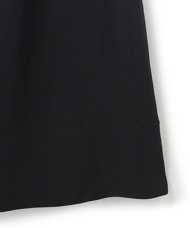 BEIGE， BERNARD / リネン混 ゴールドジップ ハイウエススカート Black