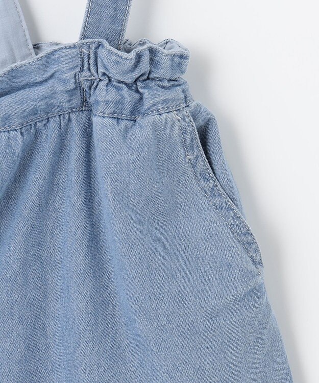 ANY KIDS デニム ガウチョパンツ ブルー