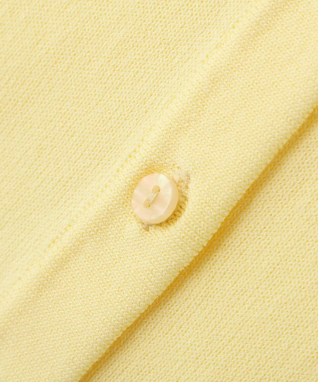 YECCA VECCA シアーMIXカーディガン Yellow
