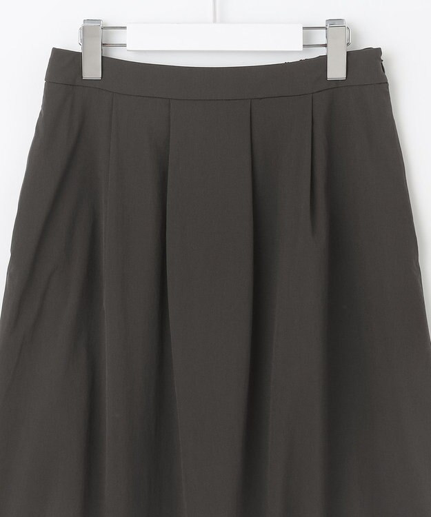 J.PRESS LADIES L 【洗える・撥水・接触冷感】アウトフィッター バルーン スカート グレー系