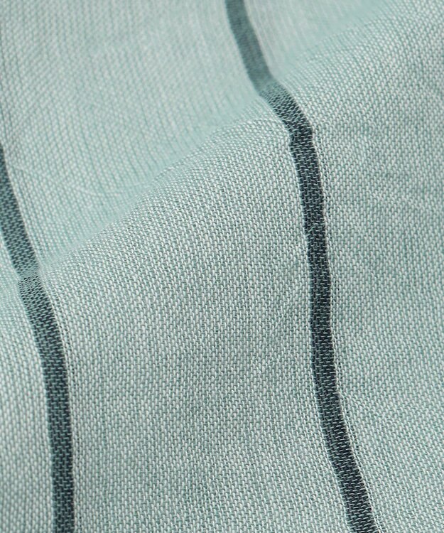 JOSEPH ABBOUD 【V.FRAAS】サマーストライプ ストール ターコイズブルー系1