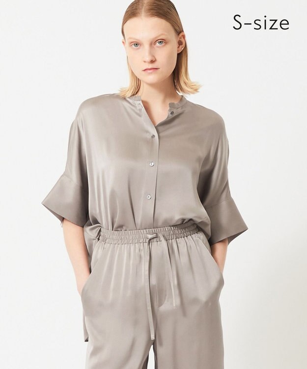 BEIGE， 【S-size】YEW / シャツブラウス Steel