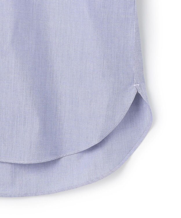 J.PRESS MEN 【PREMIUM PLEATS / 形態安定】スーピマコットンエンドオンエンド シャツ / B.D. ネイビー系