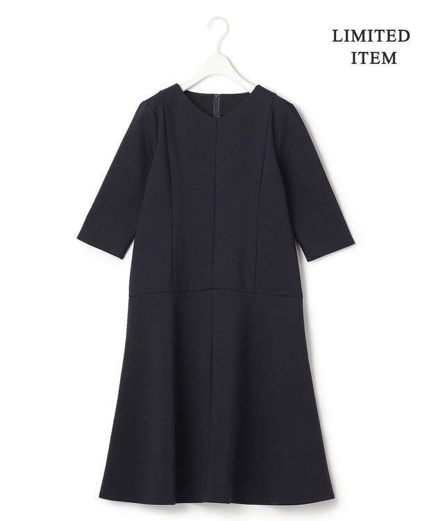 ICB 【WEB限定】コットンコンプレッシャー ワンピース ネイビー系